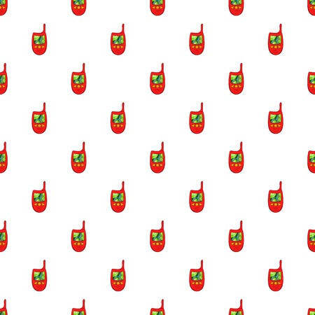 Radio pattern. Cartoon illustration of radio vector pattern for webのイラスト素材