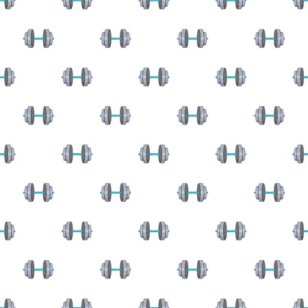 Dumbbell pattern. Cartoon illustration of dumbbell vector pattern for webのイラスト素材