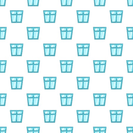 Window pattern. Cartoon illustration of window vector pattern for webのイラスト素材
