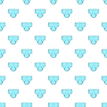 Diaper pattern. Cartoon illustration of diaper vector pattern for webのイラスト素材