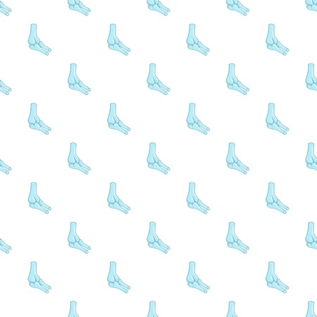 Bones pattern. Cartoon illustration of bones vector pattern for webのイラスト素材
