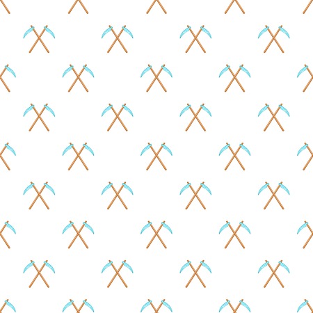 Death scythe pattern. Cartoon illustration of death scythe vector pattern for webのイラスト素材