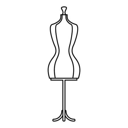 Mannequin icon. Outline illustration of mannequin vector icon for webのイラスト素材