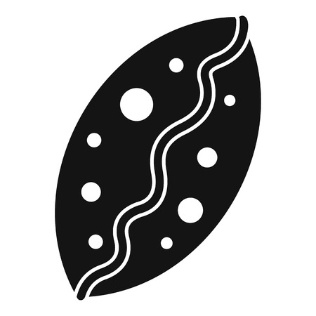 Baked pastry icon. Simple illustration of baked pastry vector icon for webのイラスト素材