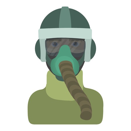 Military icon. Cartoon illustration of military vector icon for webのイラスト素材