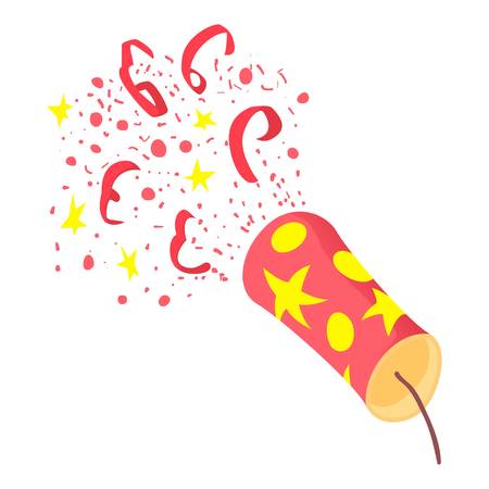 Little petard icon. Cartoon illustration of little petard vector icon for webのイラスト素材