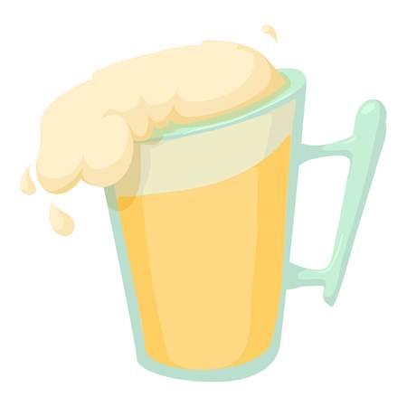 Beer icon. Cartoon illustration of beer vector icon for webのイラスト素材