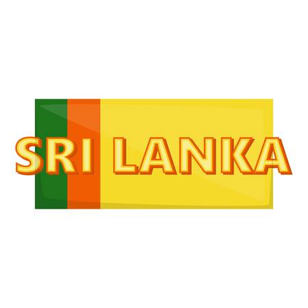 Sri lanka icon. Cartoon illustration of sri lanka vector icon for webのイラスト素材
