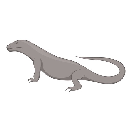 Varan icon. Cartoon illustration of varan vector icon for webのイラスト素材