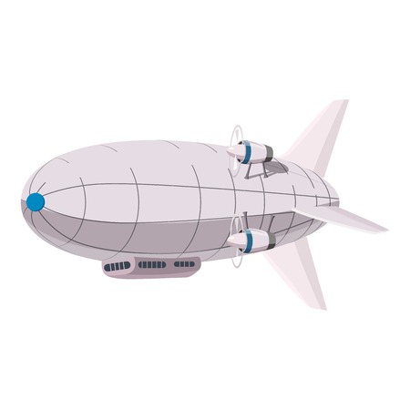 Airship icon. Cartoon illustration of airship vector icon for web designのイラスト素材