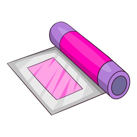 Platen for printing machine icon. Cartoon illustration of platen for printing machine vector icon for web designのイラスト素材
