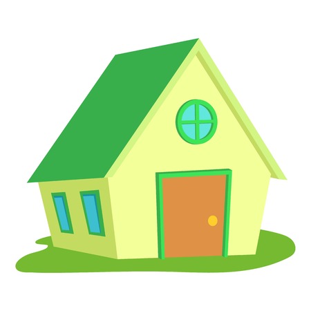 Ranch icon. Cartoon illustration of ranch vector icon for webのイラスト素材