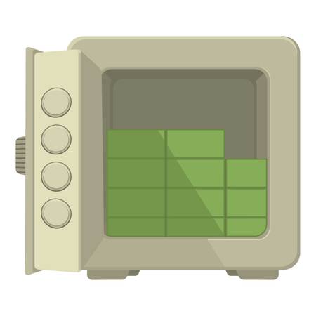 Safe icon. Cartoon illustration of safe vector icon for webのイラスト素材