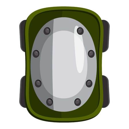 Knee pad icon. Cartoon illustration of knee pad vector icon for webのイラスト素材