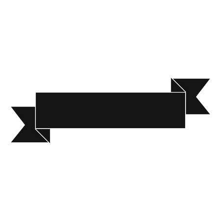 Origami ribbon icon. Simple illustration of origami ribbon vector icon for web designのイラスト素材