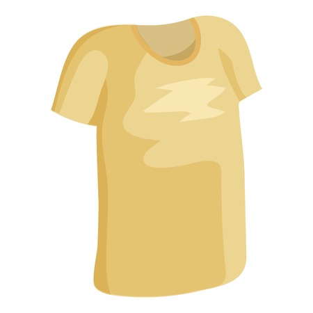 Tshirt icon. Cartoon illustration of Tshirt vector icon for webのイラスト素材