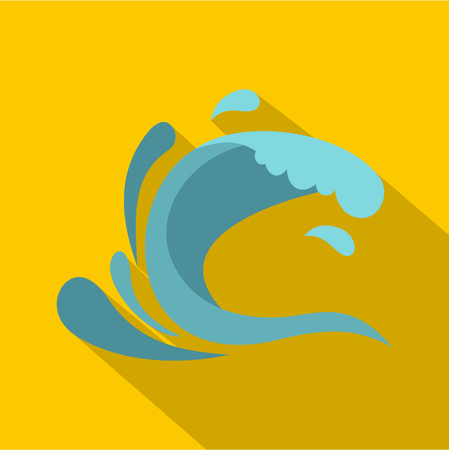 Little wave icon. Cartoon illustration of little wave vector icon for webのイラスト素材