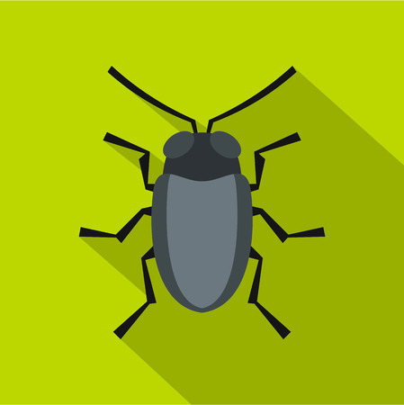 Small bug icon. Flat illustration of small bug vector icon for webのイラスト素材