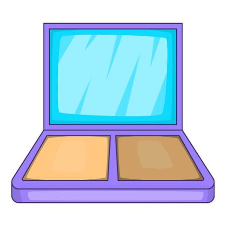 Makeup palette icon. Cartoon illustration of makeup palette vector icon for web designのイラスト素材