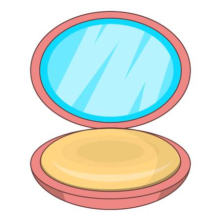 Puff-box icon. Cartoon illustration of puff-box vector icon for web designのイラスト素材
