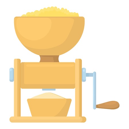 Meat grinder icon. Cartoon illustration of meat grinder vector icon for webのイラスト素材