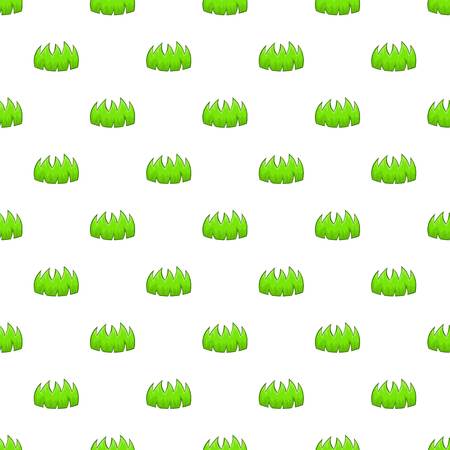 Bushes pattern. Cartoon illustration of bushes vector pattern for webのイラスト素材