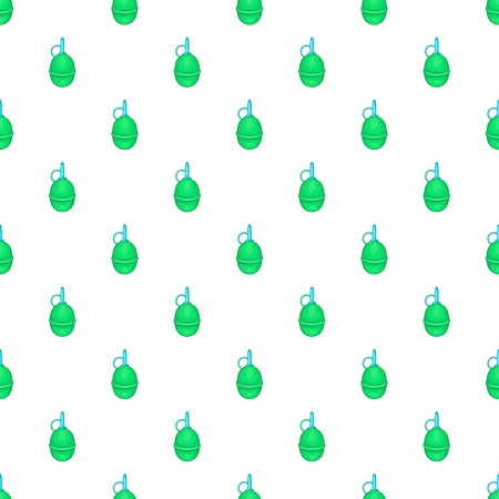 Hand paintball grenade pattern. Cartoon illustration of hand paintball grenade vector pattern for webのイラスト素材