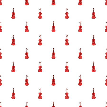Cello pattern. Cartoon illustration of cello vector pattern for webのイラスト素材