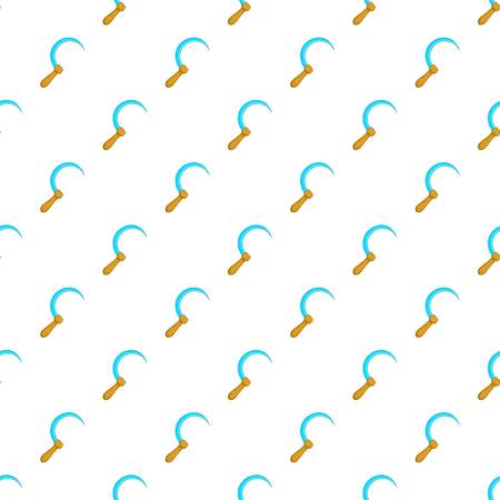 Sickle pattern. Cartoon illustration of sickle vector pattern for webのイラスト素材