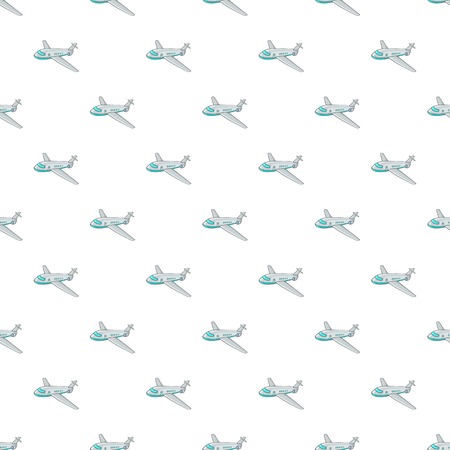 Plane pattern. Cartoon illustration of plane vector pattern for webのイラスト素材