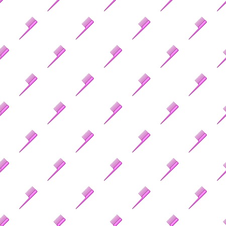 Comb pattern. Cartoon illustration of comb vector pattern for webのイラスト素材