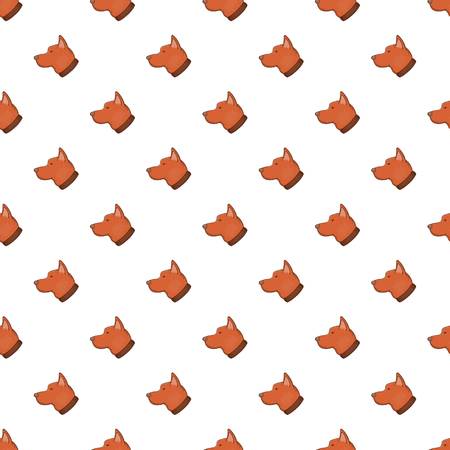 Dog pattern. Cartoon illustration of dog vector pattern for webのイラスト素材
