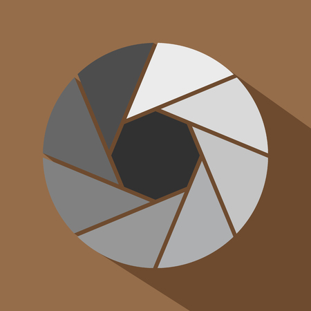 Little objective icon. Flat illustration of little objective vector icon for webのイラスト素材