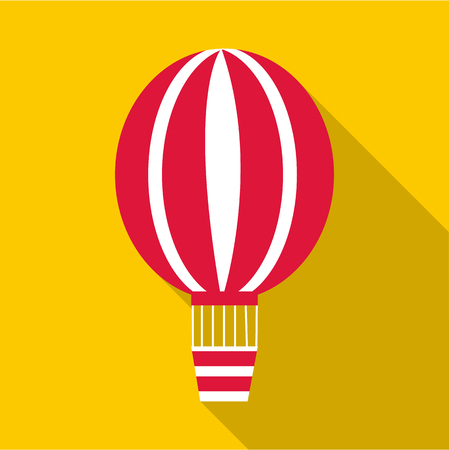Balloon icon. Flat illustration of balloon vector icon for webのイラスト素材