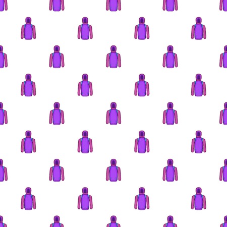 Men winter sweatshirt pattern. Cartoon illustration of men winter sweatshirt vector pattern for webのイラスト素材