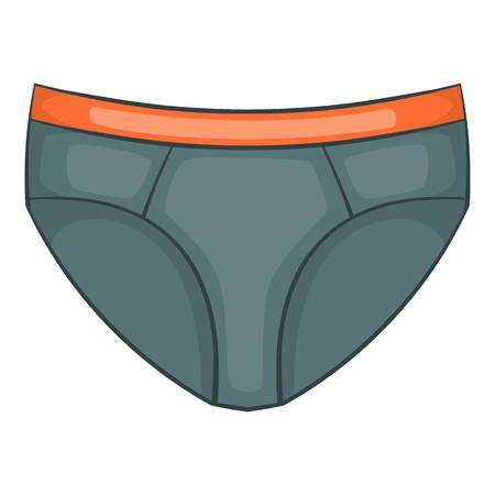 Men briefs icon. Cartoon illustration of men briefs vector icon for webのイラスト素材