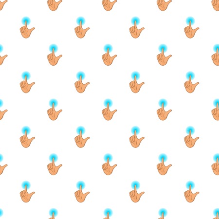 Human hand touch pattern. Cartoon illustration of human hand touch vector pattern for webのイラスト素材