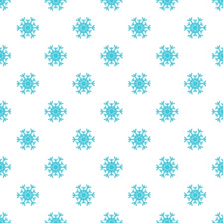 Snowflake pattern. Cartoon illustration of snowflake vector pattern for webのイラスト素材