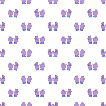 Winter gloves pattern. Cartoon illustration of winter gloves vector pattern for webのイラスト素材