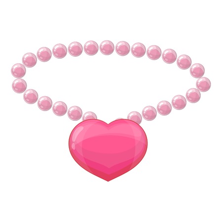 Pendant icon. Cartoon illustration of pendant vector icon for web designのイラスト素材