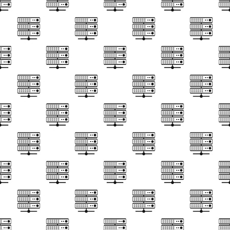 Database pattern. Simple illustration of database vector pattern for webのイラスト素材