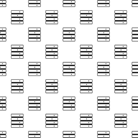 Data storage pattern. Simple illustration of data storage vector pattern for webのイラスト素材