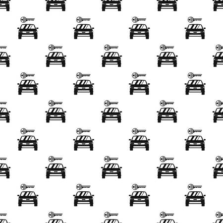 Car from impound yard pattern. Simple illustration of car from impound yard vector pattern for webのイラスト素材