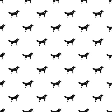 Dog pattern. Simple illustration of dog vector pattern for webのイラスト素材