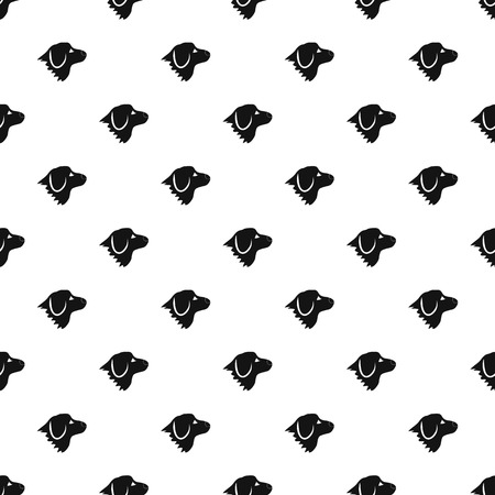 Retriever dog pattern. Simple illustration of retriever dog vector pattern for webのイラスト素材