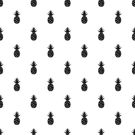 Pineapple pattern. Simple illustration of pineapple vector pattern for webのイラスト素材