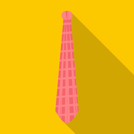 Tie icon. Flat illustration of tie vector icon for webのイラスト素材