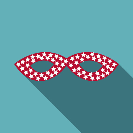 Mask icon. Flat illustration of mask vector icon for webのイラスト素材