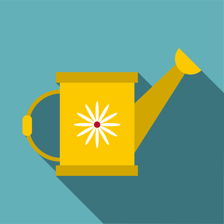 Watering can icon. Flat illustration of watering can vector icon for webのイラスト素材