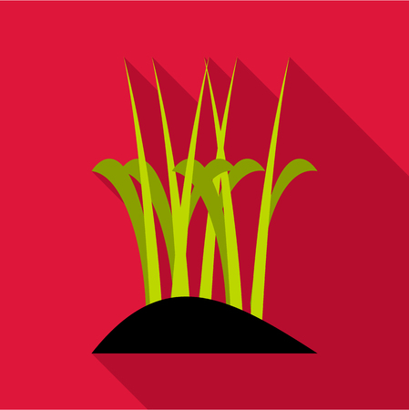 Sprouts icon. Flat illustration of sprouts vector icon for webのイラスト素材